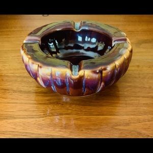NEVCO MCM  (1960’s) Ashtray, Drip Glaze, from Taiwan